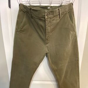 Nudie Jeans Easy Alvin Chino Pant Olive, 36x32, 36/32